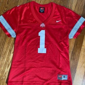Womens Ohio State University Nike football jersey